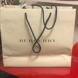 Burberry gift bag